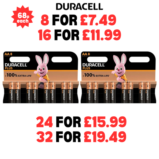 DURACELL / PANASONIC BATTERIES