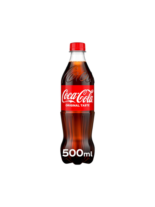 COCA COLA ORIGINAL BOTTLES 500ML - (CASE OF 12)
