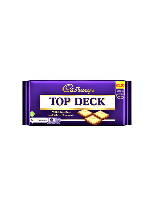 CADBURY TOP DECK CHOCOLATE 95G - (PACK OF 23)